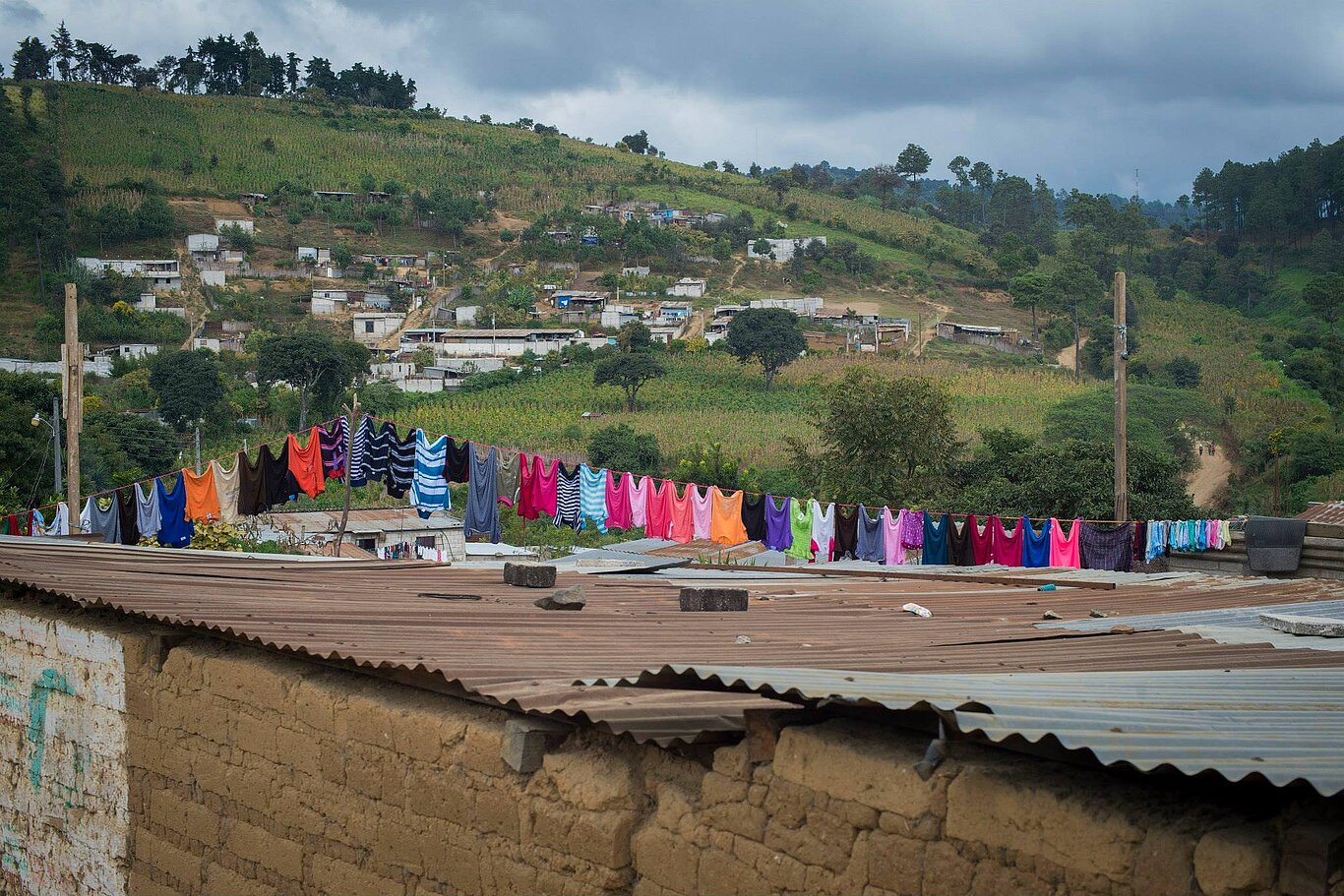 Landschaft im Hochland Guatemalas